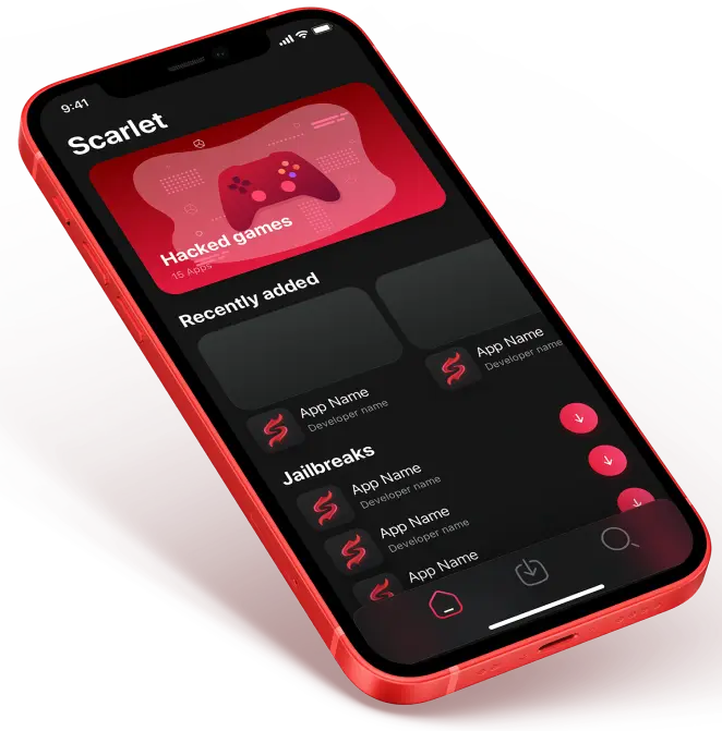 Scarlet App Home Screen