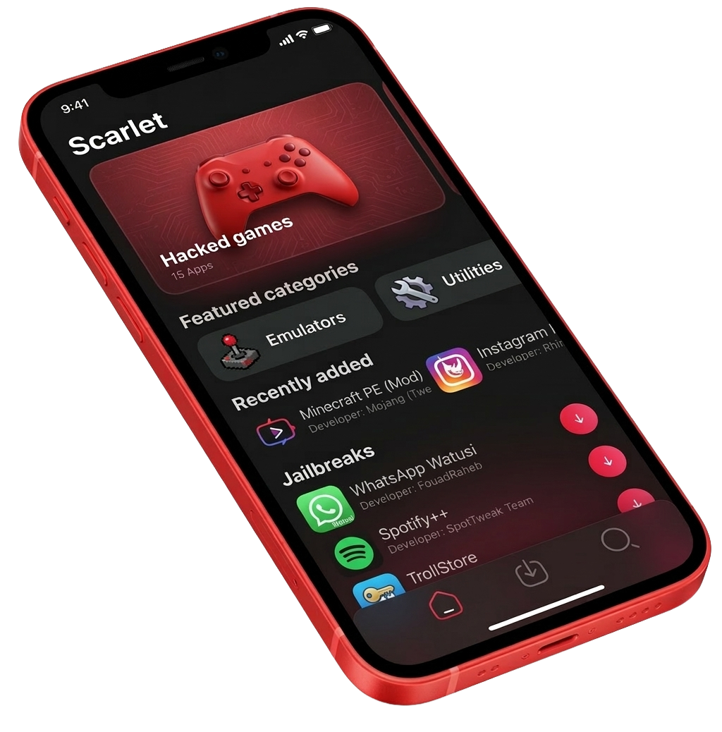 Scarlet iOS App Interface